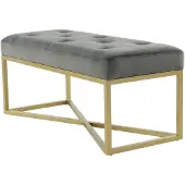 Hearthome & Living | Sofa Cameron grau Polyester 40x90x40 cm | NADUVI