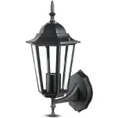 V-TAC E27 Außenbeleuchtung - Wandlampen - Up - IP44 - Mattschwarz