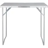 Redcliffs klappbarer Campingtisch 80 x 60 cm - Grau