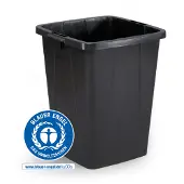 Durable Abfallbehälter DURABIN ECO 90L quadratisch, 1800505221 schwarz