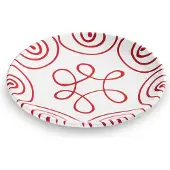Gmundner Keramik Rotgeflammt, Dessertteller Cup (Ø 20cm)