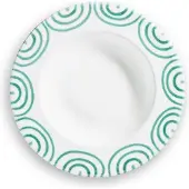 Gmundner Keramik Grüngeflammt, Suppenteller Gourmet (Ø 24cm)