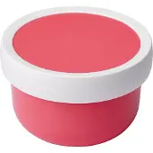Mepal Lunchbox "Fruchtbox mit Gabel Campus 300 ml", pink, L:6,7cm, Kunststoff, Lebensmittelaufbewahrungsbehälter, Lunchbox