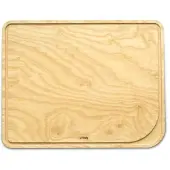 Pebbly Schneidebrett mit Saftrille Extra Large Naturel 50x40 cm