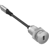 VivoLink PROUSBCMF0.3SOCKET, 0,3 m, USB C, USB C, USB 3.2 Gen 2 (3.1 Gen 2), Grau