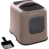 Flamingo Geschlossene Katzentoilette Trudy taupe