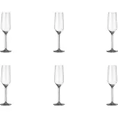 Royal Leerdam Champagneglas Carre Royal Leerdam 22 cl Ø6.9x23 cm,6 stk/pk