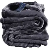 De Witte Lietaer Tagesdecke Cosy Blue Graphite-150 x 200 cm