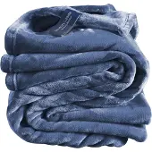 De Witte Lietaer Tagesdecke Cosy Blue Indigo-150 x 200 cm