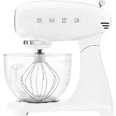 Smeg 8017709272395 KÃ1/4chenmaschine, Edelstahlgehäuse, 800 Watt, 4,8 l Behälter, 10 Geschwindigkeiten