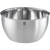 Rösle Basic Line Schüssel Ø 16 cm, Edelstahl 18/10, zum Zubereiten, Servieren und Aufbewahren von Lebensmitteln, mit Schüttrand, spülmaschinengeeignet