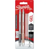 Sharpie - S-Gel - Metal Gel Pens Medium Point - Steel Grey & Rose Gold (2162643)