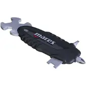 Mares Tech Multitool aus Edelstahl mit Schraubenschlüsseln und Schraubenziehern für Tauchausrüstung