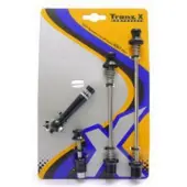 Tranzx JD-060 Schneller Spanner mit Lock 2xm5 und 1xm6 Schwarz auf der Karte
