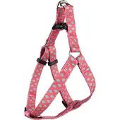 Flamingo Geschirr Step & Go Sue rosa/grün, Maße: 35-50 cm / 15 mm