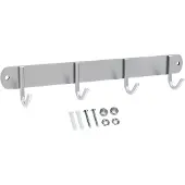 Intirilife Garderobenleiste mit 4 Haken
