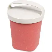 Koziol Snackbehälter Bio-Circulair Buddy mit Deckel 500 ml Pink