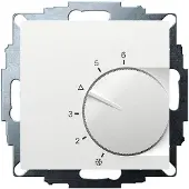 Eberle 191810354602 UP-Raumregler, RAL9016 glänzend 55x55, 5-30C, AC 230V, 1Öffner, 10 A UTE 1003-RAL9016-G-55