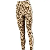 Adidas Damen Essentials 3-Streifen Animal Print Leggings Magic Beige/Mesa/Shadow Braun