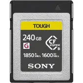 Sony CEB-G240T - Karte de Kompaktspeicher Flash Express de 240 GB, Schreiben de 1750 MB/s, Rohaufnahmen und 4K-Video mit High Rate de bits