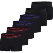 Jack & Jones Boxershorts Herren 6er Pack JACJEANS TRUNKS - Pack 4 - XL