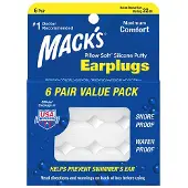 Macks Pillow Soft Silikon Ohrstöpsel