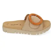 Gabor 43.745 Damen Pantoletten - Pantolette beige Freizeit NEU