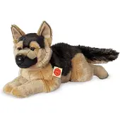 Teddy HERMANN® Teddy Hermann Schäferhund, Kuscheltier, Stofftier, Plüschtier, Hund, liegend, Plüsch, Braun Schwarz, 60 cm, 91924