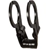 Herrmans Lampenhalter Dual schwarz, Lenkerklemmung 31,8mm