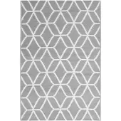 vidaXL Outdoor-Teppich ARAKIL Grau 140x200 cm PP
