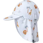 Swim Essentials Sonnenhut mit Nackenschutz Jungle Gr. 44/46