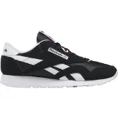 Reebok Cl Suede Toe Ortholite Lace Sneak Herren Nylontrainer in Schwarz Weiß – undefined / Schwarz-Weiss