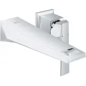 GROHE 2-Loch-Waschtischbatterie Allure Brilliant 29403, Wandmontage, Fertigmontageset für 23 200, Ausladung 210 mm, chrom