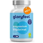 Gloryfeel Magnesium Bisglycinat hochdosiert 240 Kapseln - 400mg Chelatiertes 223 g