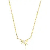 Ania Haie Halsketten - 925er Sterlingsilber Sparkle Spike - Gr. unisize - in Gold - für Damen
