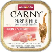 Animonda Carny Adult Pure & Mild 32 x 100 g - Huhn + Shrimps