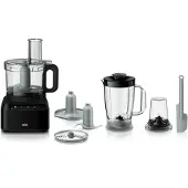 Braun PurEase Kompakt-Küchenmaschine FP3132 BK FP3132BK