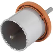Wolfcraft 499423, Adapter für Lochsäge, 3,3 cm, 8,3 cm