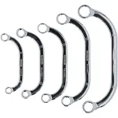 Ks Tools 518.0850, Chrom-Vanadium-Stahl, Silber, 10x12,11x13,14x17,16x18,19x22, 890 g, 5 Stück(e)