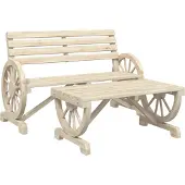 vidaXL 2-tlg. Garten-Lounge-Set Massivholz Tanne