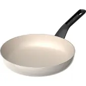Berghoff Leo 3950604, Rund, Allzweckpfanne, Aluminium, Schwarz, CeraGreen, Aluminium, Keramik, Elektro, Gas, Halogen, Induktion