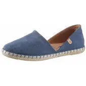 Verbenas Espadrille "CARMEN SERRAJE", Damen, Gr. 35, grün (hellkhaki), Veloursleder, Schuhe Espadrille, Schlupfschuh, Sommerschuh, Loafer mit typischem Jute-Rahmen, Topseller