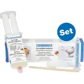 Weicon Epoxyd-Minutenkleber | universeller Epoxidharzklebstoff | 1 Set | transparent