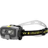 Led Lenser Ledlenser HF8R Work, aufladbare Stirnlampe mit Bluetooth, grau, 1.600 Lumen