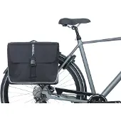Basil Doppelpacktasche Forte MIK schwarz, 41x15x34cm, 35ltr