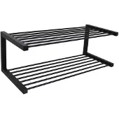 Loft42 Hall Wandschuhregal – Metall – Schwarz