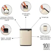 Brabantia Bo Mülleimer - 4L - Soft Beige