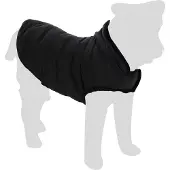 Flamingo Hundemantel Boso schwarz, Rückenlänge: 45 cm