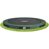Salta Bodentrampolin Premium Ground Sports - rund - Ø251 cm - Grün