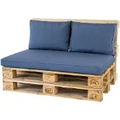 Madison - Lounge Sitzkissen Panama saphirblau - Ca. 120x80 cm